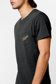 POCKET T-SHIRT BURNT BLACK