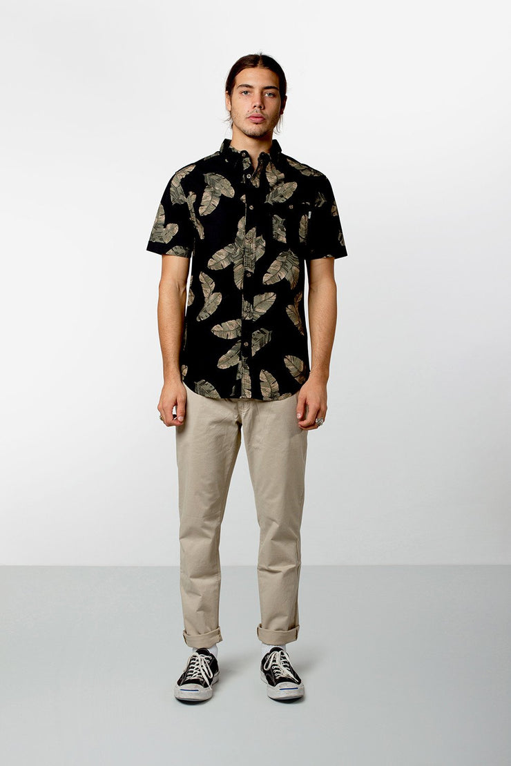 TROPICS SS SHIRT BLACK