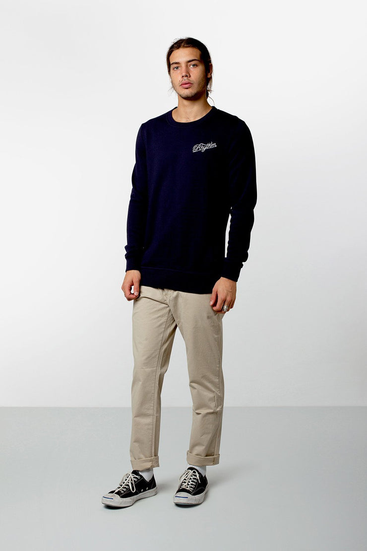 PINLINE PULLOVER NAVY