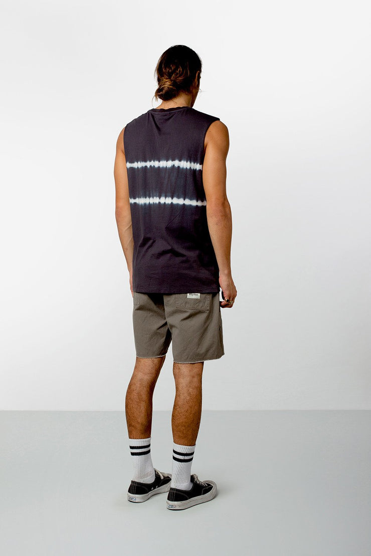 DOS STRIPE TANK BLACK