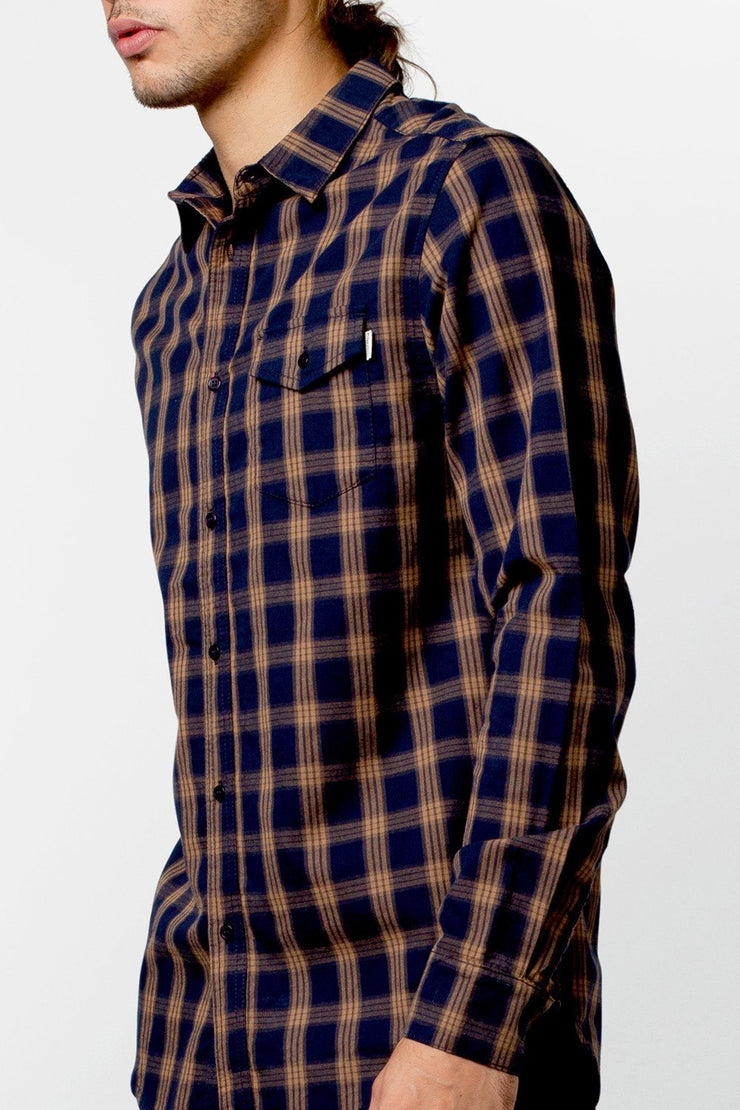 BARKLEY LS SHIRT NAVY