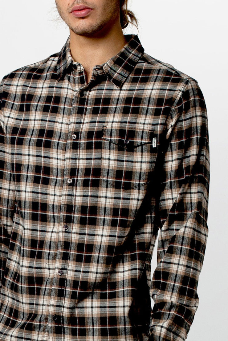 LEDGER LS SHIRT BLACK