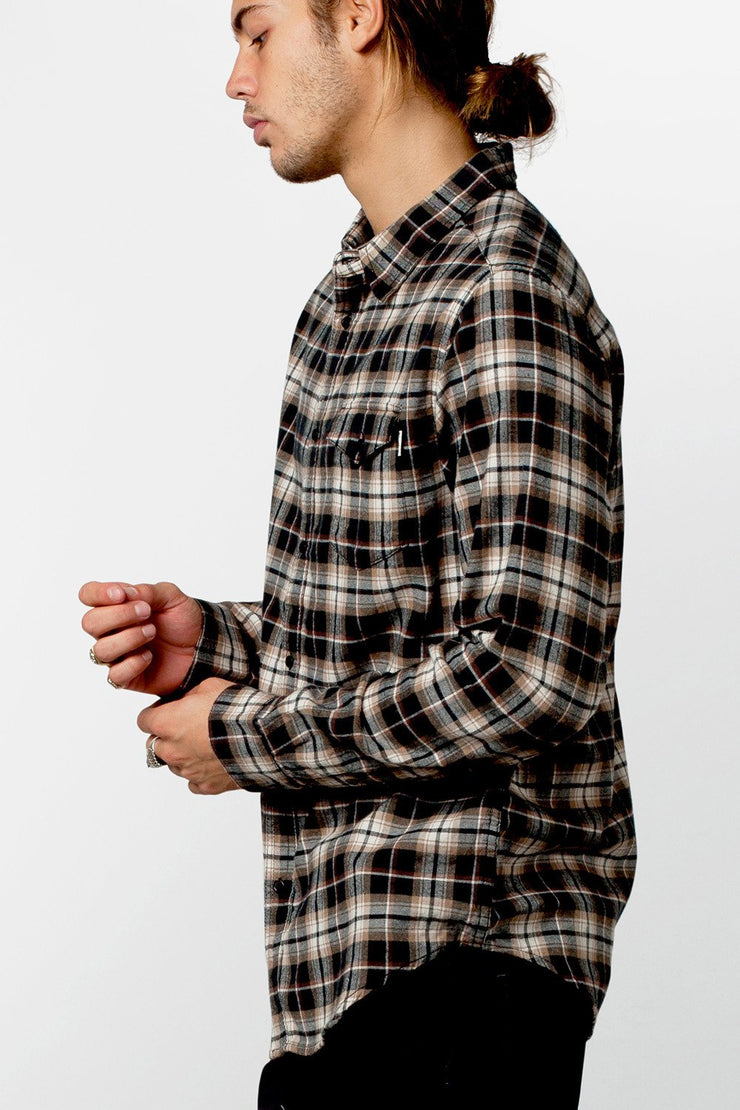 LEDGER LS SHIRT BLACK