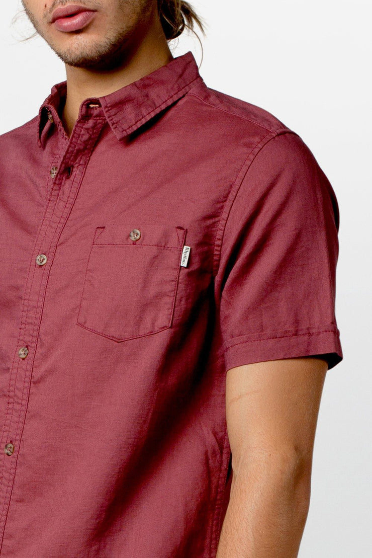APARTMENT SS SHIRT DUSTED RED