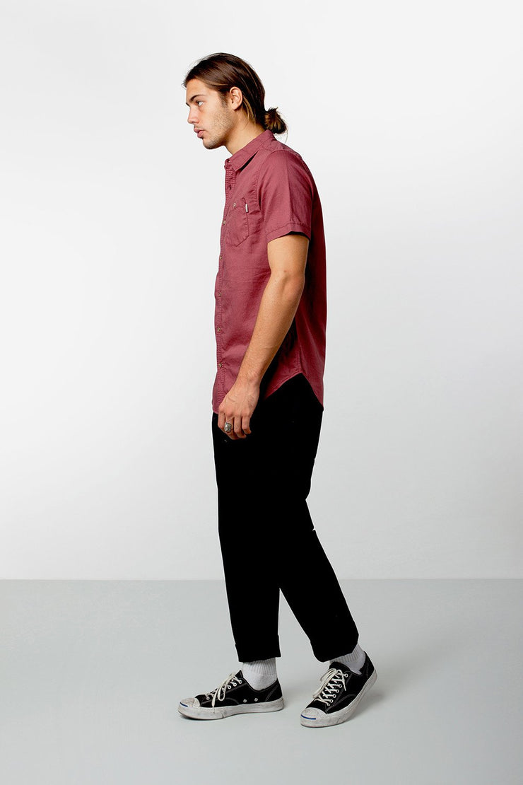 APARTMENT SS SHIRT DUSTED RED