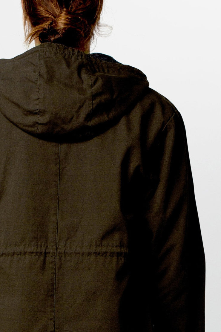 NEVERMIND JACKET DARK OLIVE