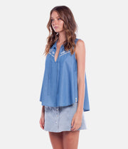 IRIS TOP DENIM
