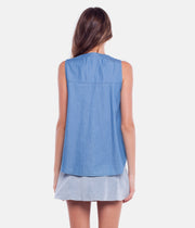IRIS TOP DENIM