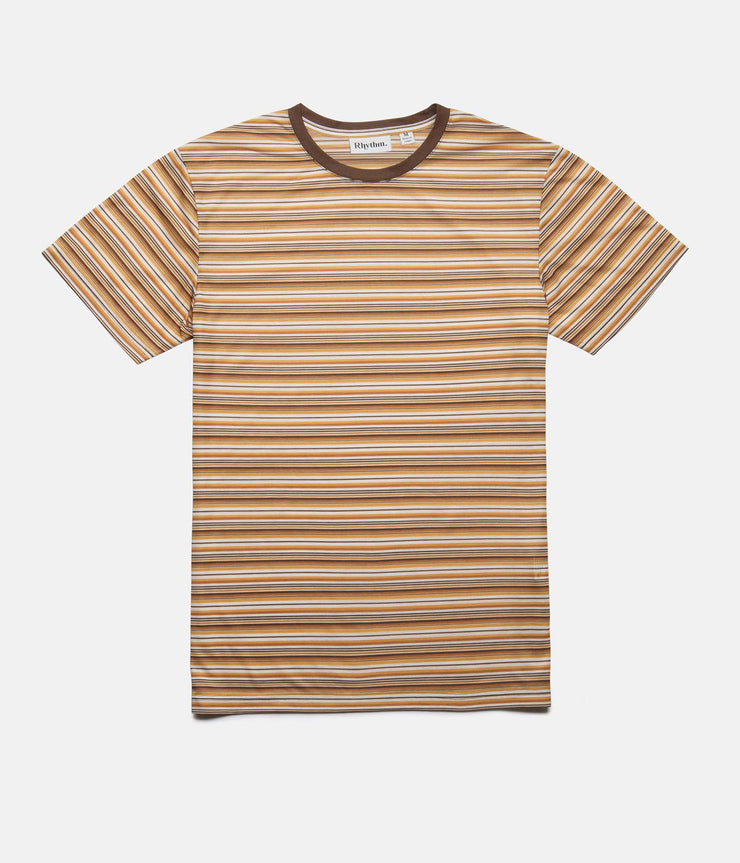 EVERYDAY STRIPE T-SHIRT ALMOND