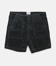 CORDUROY BUNKER WALKSHORT PETROL
