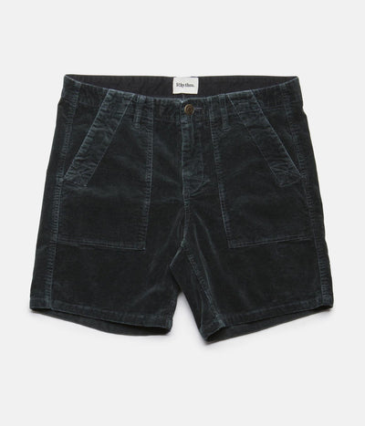 CORDUROY BUNKER WALKSHORT PETROL
