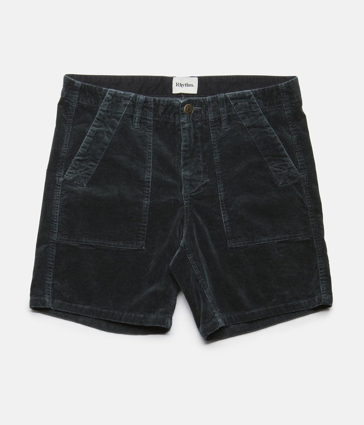 CORDUROY BUNKER WALKSHORT PETROL