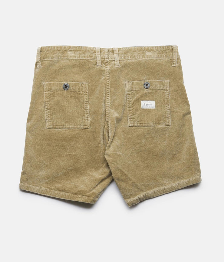 CORDUROY BUNKER WALKSHORT ALMOND