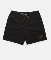 BLACK LABEL BEACH SHORT BLACK