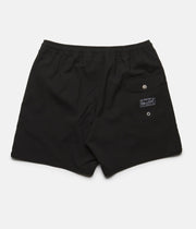 BLACK LABEL BEACH SHORT BLACK