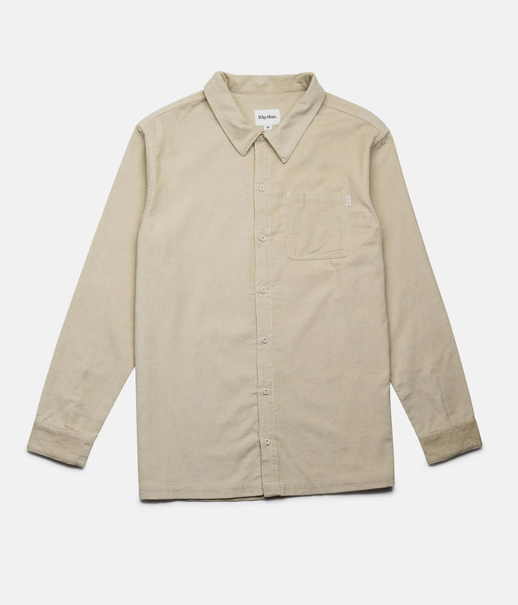 CORDUROY LS SHIRT NATURAL