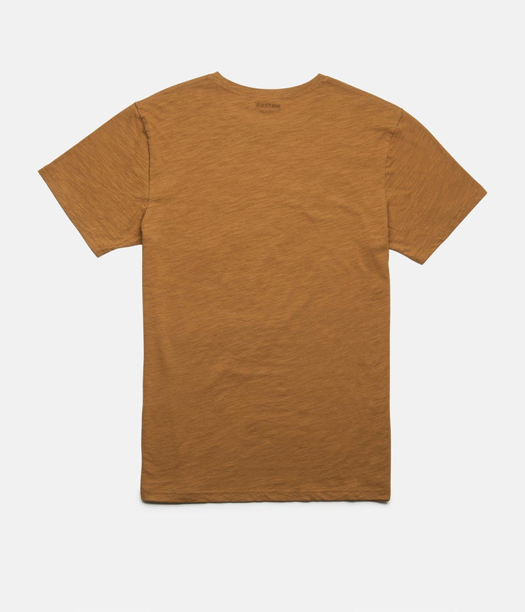 BASIC SLUB T-SHIRT ALMOND