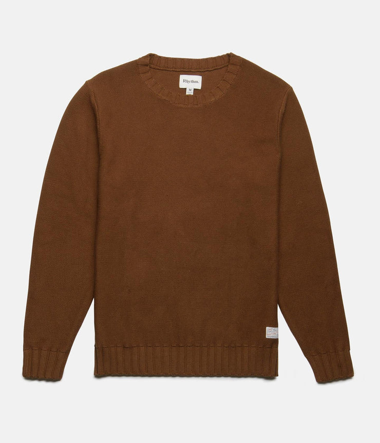 TEXTURED KNIT VINTAGE BROWN