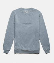 WASHED OUT PULLOVER STONE BLUE