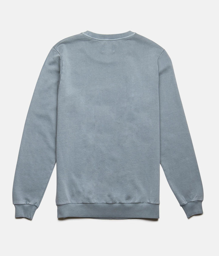 WASHED OUT PULLOVER STONE BLUE