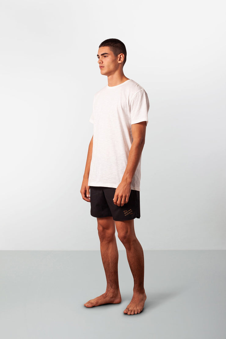 BLACK LABEL BEACH SHORT BLACK