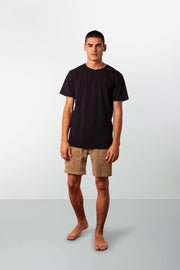 BASIC SLUB T-SHIRT BLACK