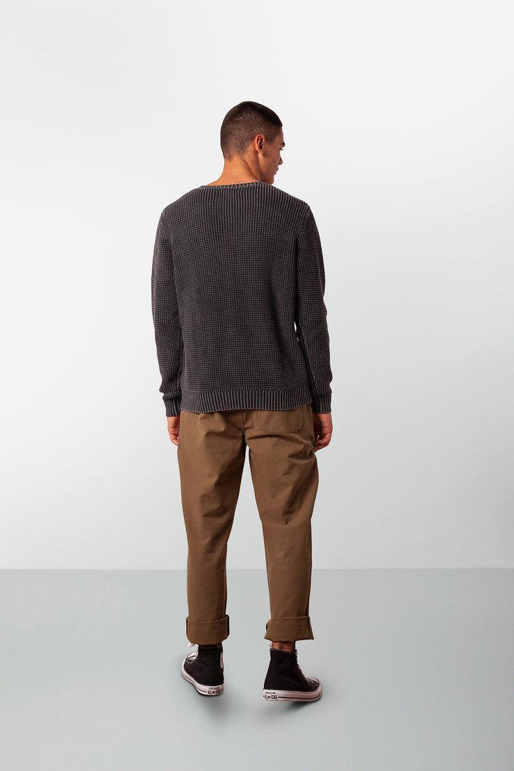 WASHED OUT KNIT VINTAGE BLACK