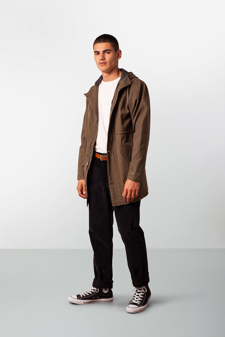 WORN JACKET OLIVE