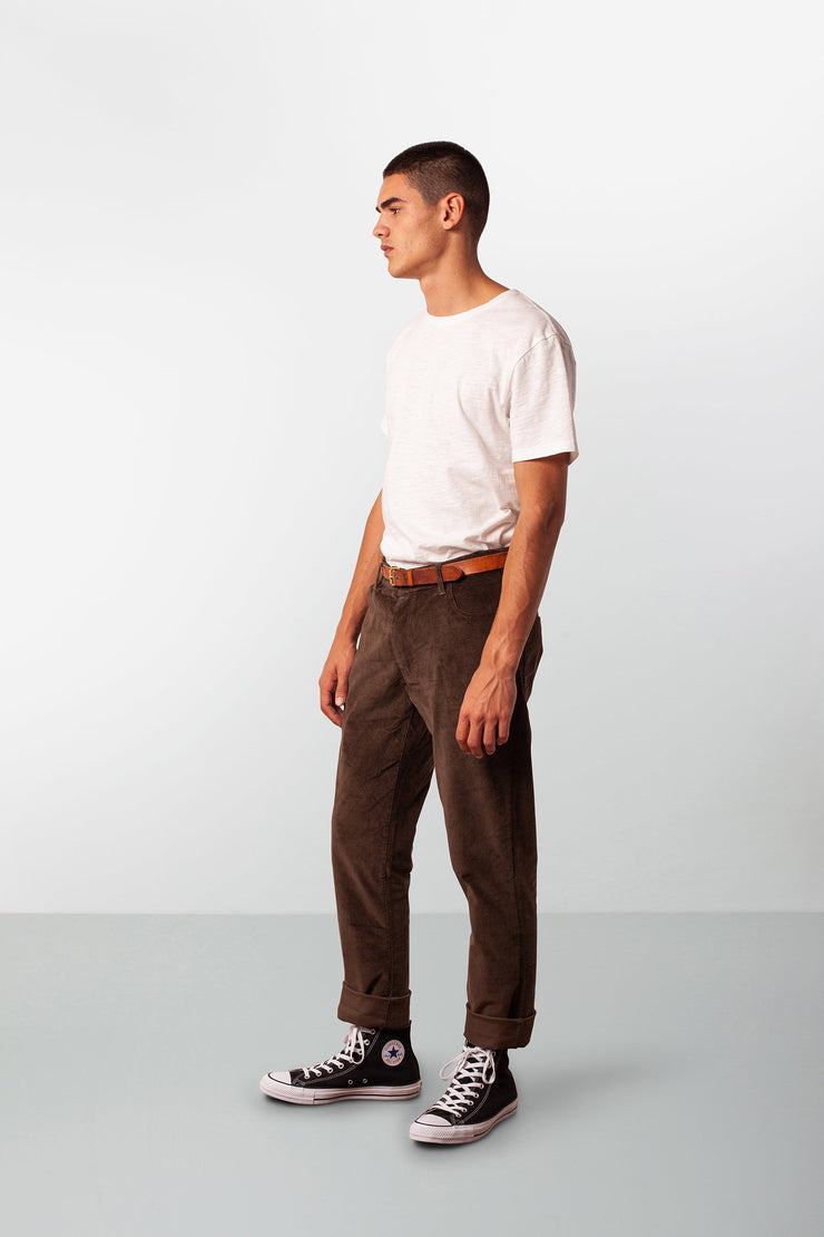 CORDUROY JEAN PANT CHOCOLATE