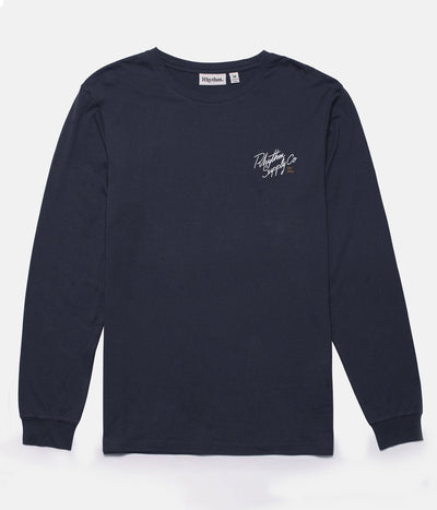 CUSTOM LS T-SHIRT VINTAGE NAVY