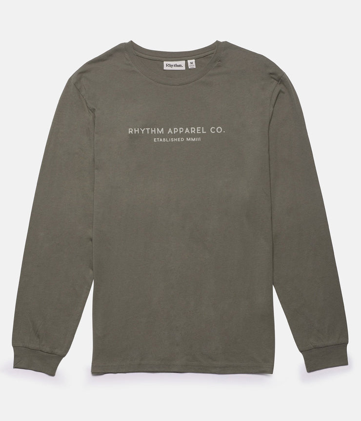 BARRACKS LS T-SHIRT OLIVE