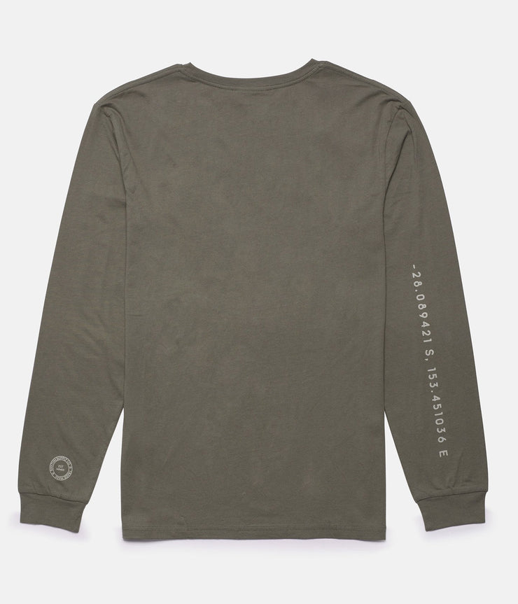 BARRACKS LS T-SHIRT OLIVE