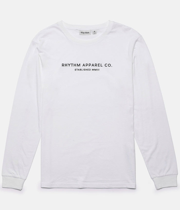 BARRACKS LS T-SHIRT WHITE