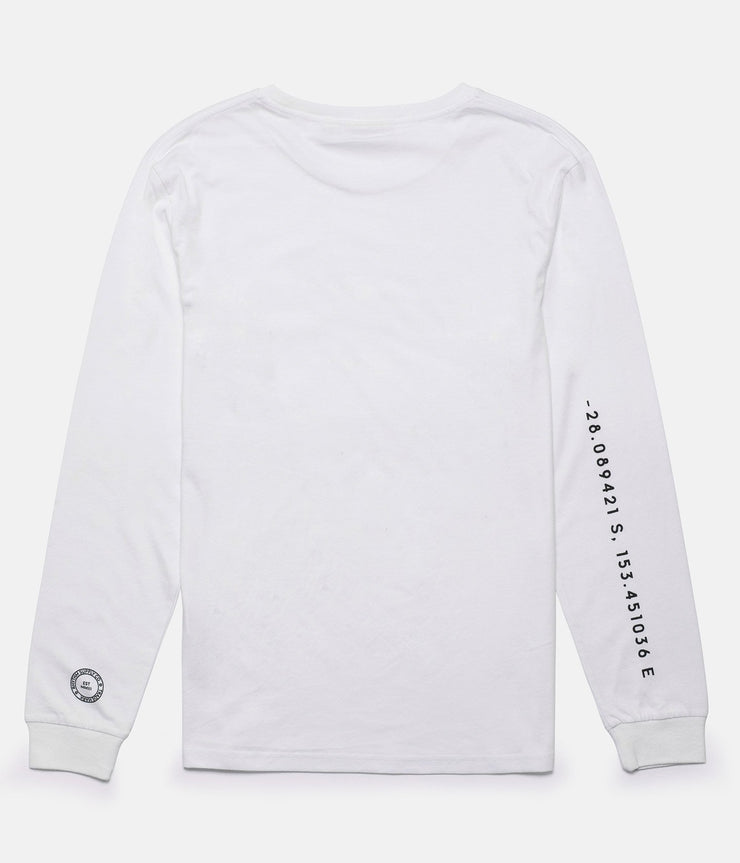 BARRACKS LS T-SHIRT WHITE