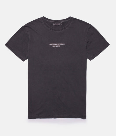 MAKER T-SHIRT WASHED OUT CHARCOAL