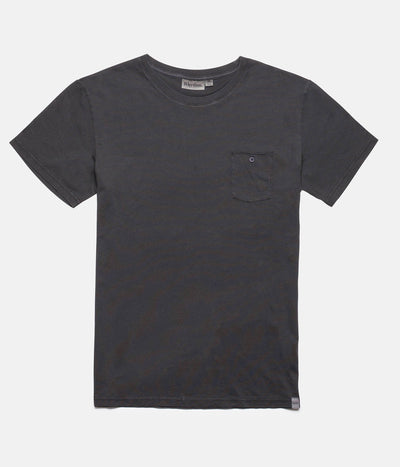 Rhythm Everyday Wash T-Shirt Vintage Charcoal Front