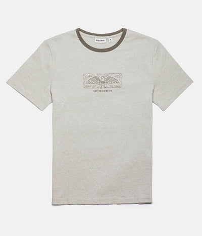 Rhythm Aviary T-Shirt Olive Front