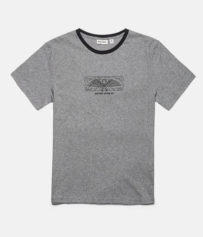 Rhythm Aviary T-Shirt Black Front