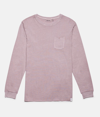 Rhythm Everyday Wash Ls T-Shirt Vintage Musk Front
