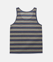 Rhythm Everyday Stripe Singlet Dusted Olive Back
