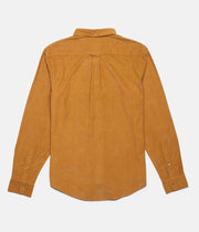 Rhythm Corduroy Ls Shirt Turmeric Back