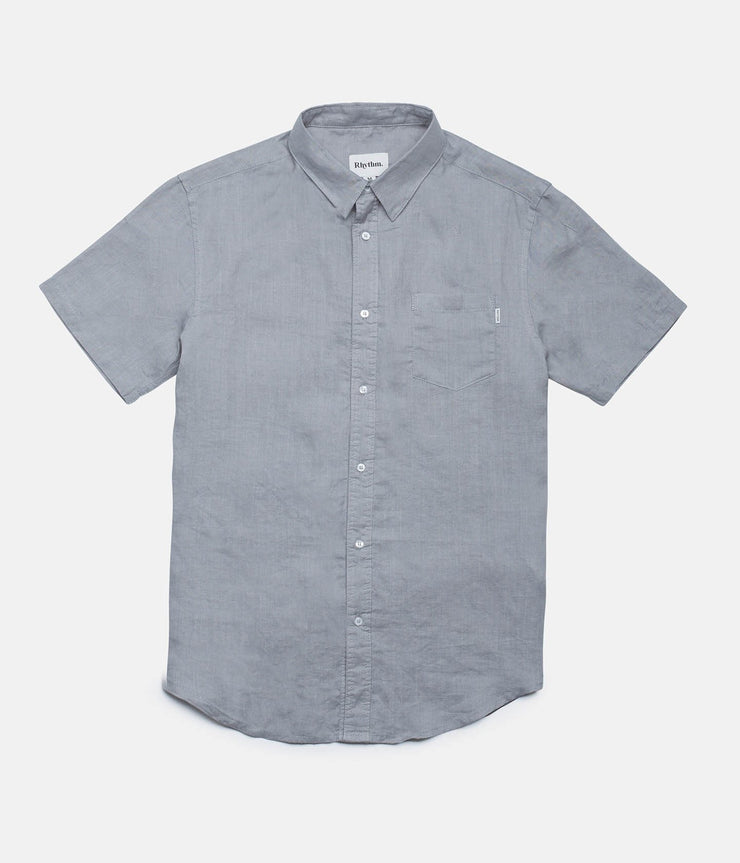 Rhythm Apartment SS Shirt Stone Blue Front