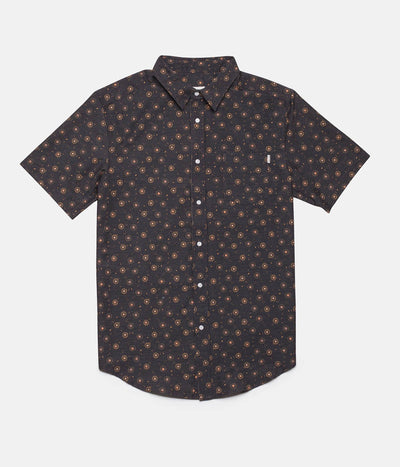 Rhythm Bengal SS Shirt Charcoal Front