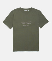Rhythm Base T-Shirt Olive Front