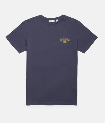 Rhythm Customs T-Shirt Navy Front