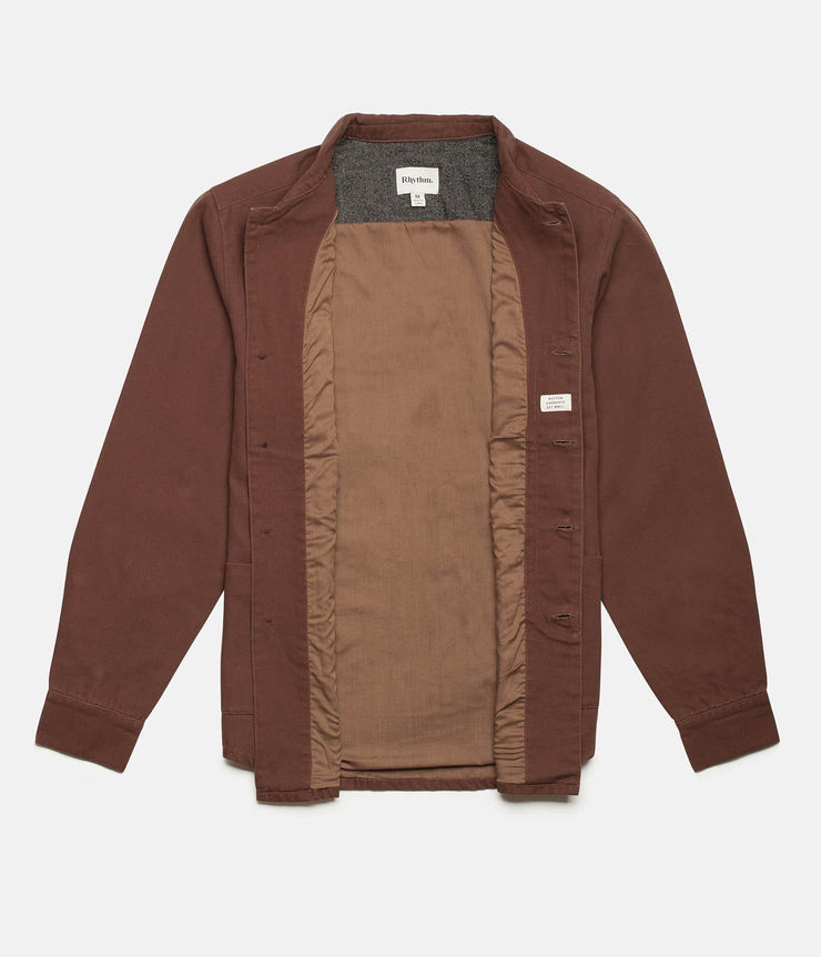 Rhythm Field M Jacket Almond Front Open