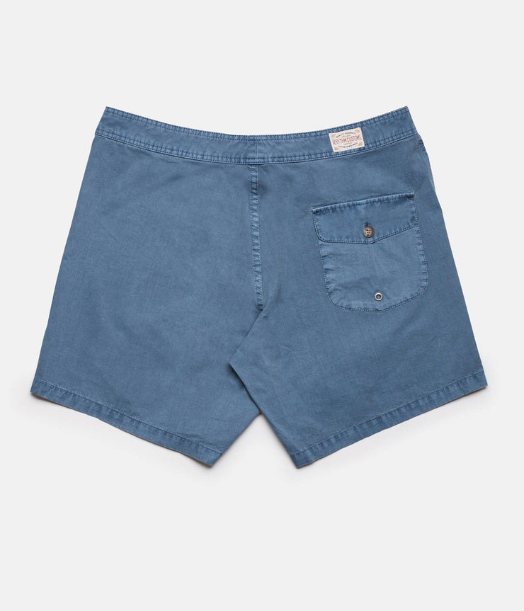 Rhythm Classic Wash Trunk Washed Indigo Back
