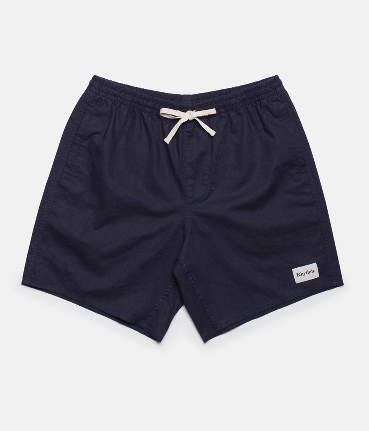 Rhythm Linen Jam Navy Front