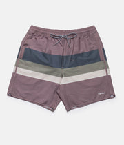 Rhythm Retro Stripe Beach Short Musk Front