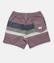 Rhythm Retro Stripe Beach Short Musk Back